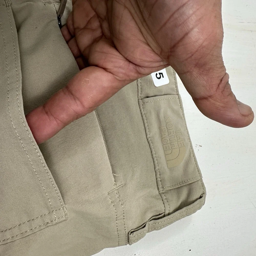 The North Face Sprag‎ 5 Pocket Pants Men 40x30 Beige Khaki Outdoor  Lightweight